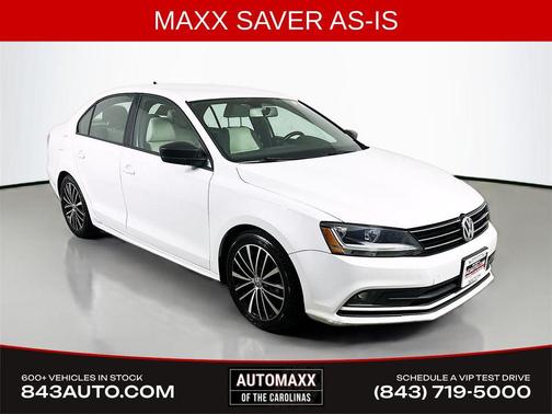 Pure White 2017 Volkswagen Jetta 1.8T Sport