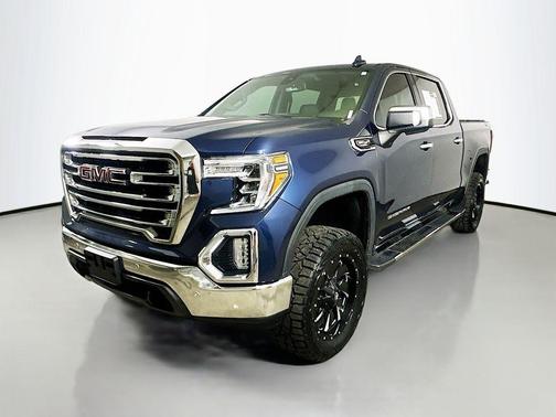 Pacific Blue Metallic 2021 GMC Sierra 1500 SLT