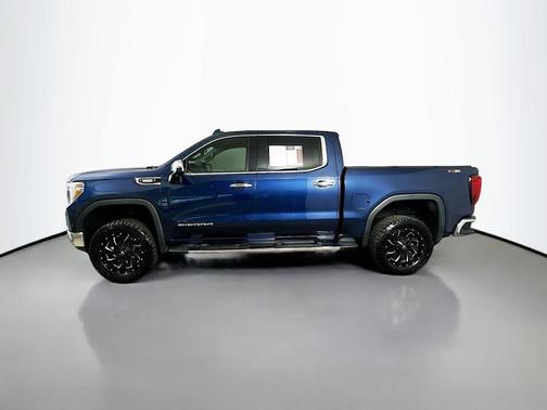 Pacific Blue Metallic 2021 GMC Sierra 1500 SLT