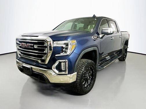 Pacific Blue Metallic 2021 GMC Sierra 1500 SLT