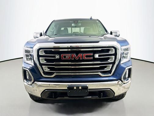 Pacific Blue Metallic 2021 GMC Sierra 1500 SLT
