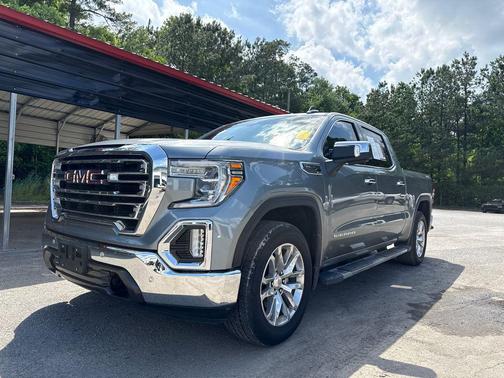 Satin Steel Metallic 2019 GMC Sierra 1500 SLT
