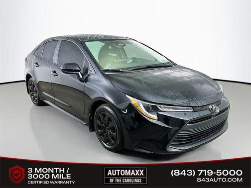 Midnight Black Metallic 2025 Toyota Corolla LE