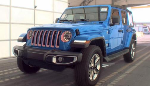 Hydro Blue Pearlcoat 2022 Jeep Wrangler Unlimited Sahara