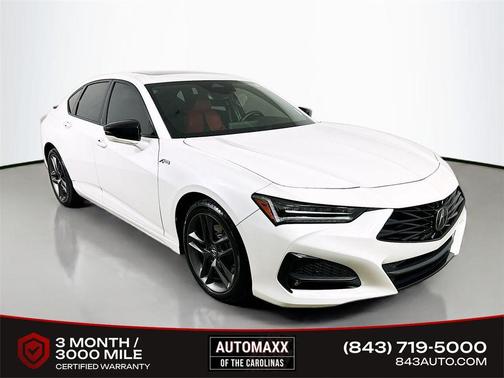 Platinum White Pearl 2025 Acura TLX A-Spec