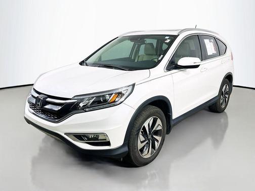 White 2015 Honda CR-V Touring