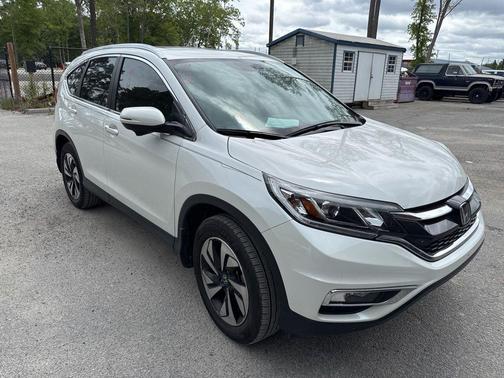 White 2015 Honda CR-V Touring