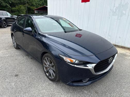 Deep Crystal Blue Mica 2024 Mazda Mazda3 FWD w/Preferred Package
