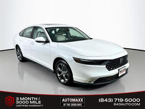 Platinum White Pearl 2024 Honda Accord EX
