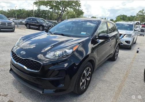 Black Cherry Pearl 2020 Kia Sportage LX