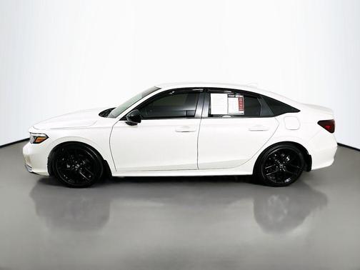 Platinum White 2025 Honda Civic Sport