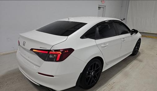 Platinum White 2025 Honda Civic Sport