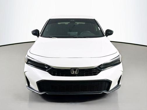 Platinum White 2025 Honda Civic Sport