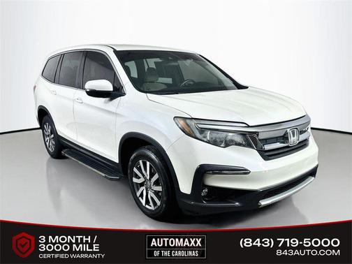 White Diamond Pearl 2019 Honda Pilot EX