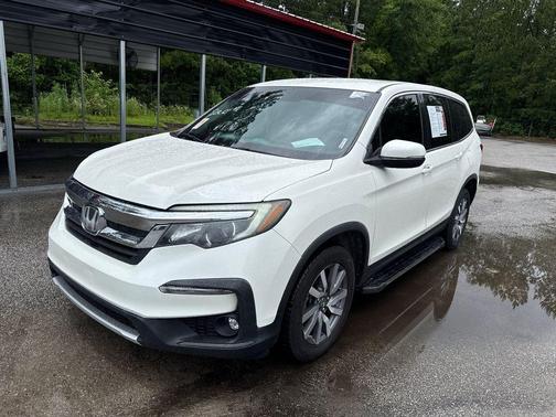 White Diamond Pearl 2019 Honda Pilot EX