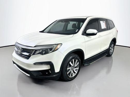 White Diamond Pearl 2019 Honda Pilot EX