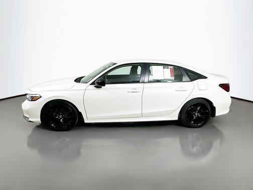 Platinum White Pearl 2025 Honda Civic Sport