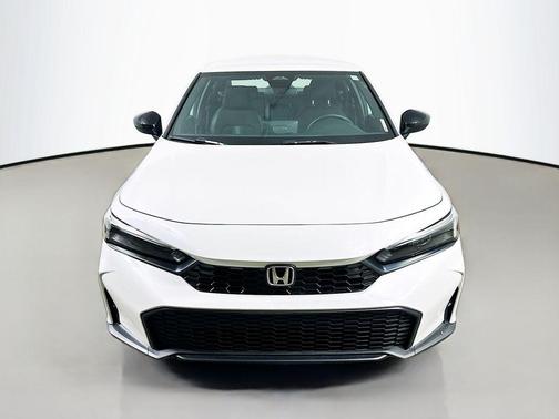 Platinum White Pearl 2025 Honda Civic Sport
