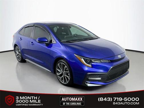 Blue 2021 Toyota Corolla SE