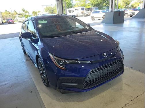 Blue 2021 Toyota Corolla SE