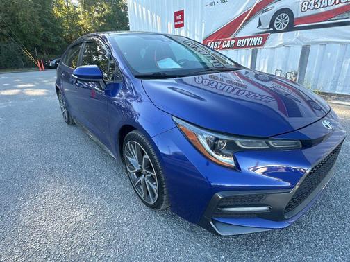 Blue 2021 Toyota Corolla SE