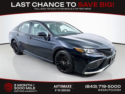 Midnight Black Metallic 2024 Toyota Camry XSE