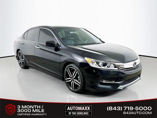 Crystal Black Pearl 2017 Honda Accord Sport SE