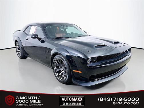 Pitch Black Clearcoat 2020 Dodge Challenger SRT Hellcat