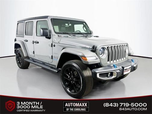 Sting-Gray Clearcoat 2023 Jeep Wrangler 4xe Sahara