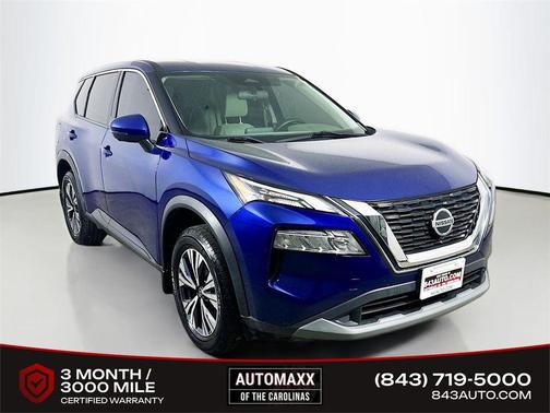 Caspian Blue Metallic 2021 Nissan Rogue SV