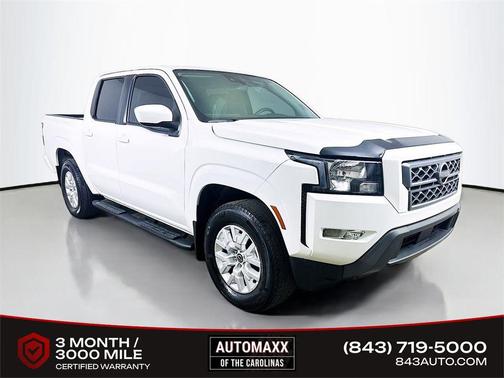 Glacier White 2023 Nissan Frontier SV