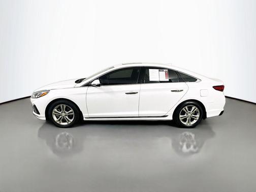 Quartz White Pearl 2019 Hyundai SONATA Sport