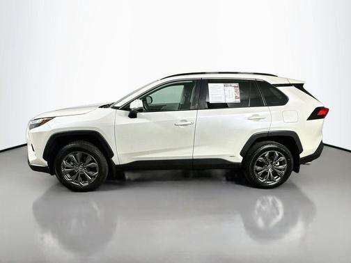 Blizzard Pearl 2022 Toyota RAV4 Hybrid XLE Premium