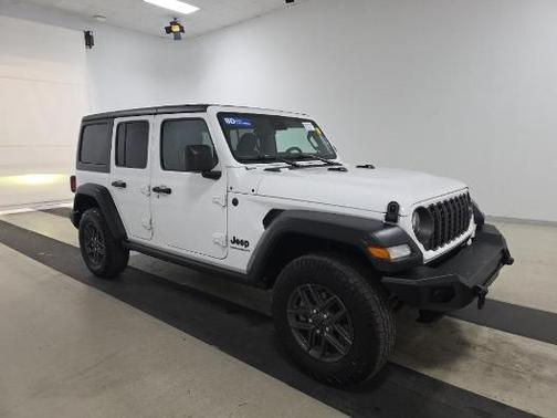 Bright White Clearcoat 2024 Jeep Wrangler Sport S