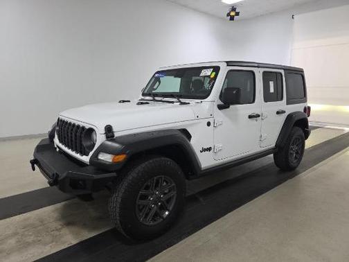 Bright White Clearcoat 2024 Jeep Wrangler Sport S