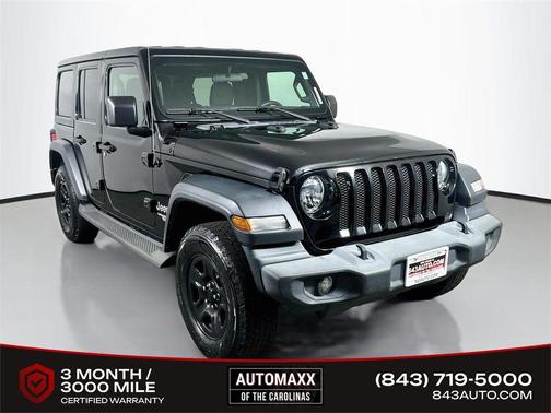 Black Clearcoat 2020 Jeep Wrangler Unlimited Sport