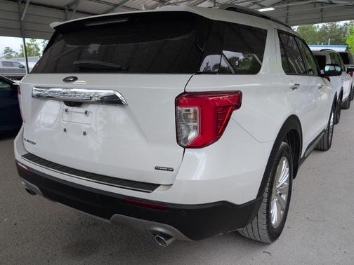 Star White Metallic Tri-Coat 2021 Ford Explorer Limited