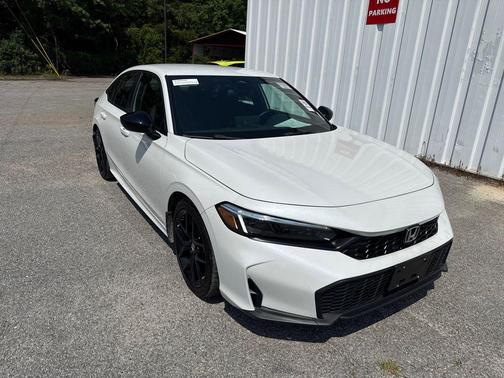 Platinum White Pearl 2025 Honda Civic Sport