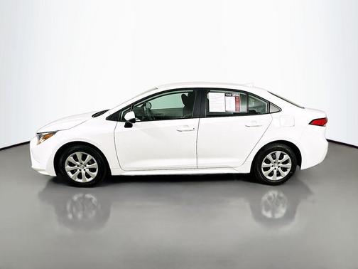 White 2022 Toyota Corolla LE