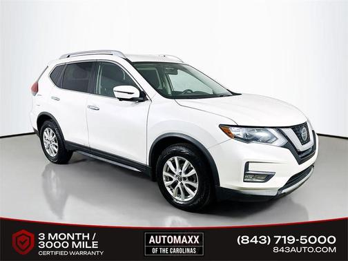 Pearl White 2018 Nissan Rogue SV