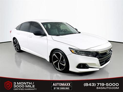 Platinum White Pearl 2022 Honda Accord Sport 1.5T
