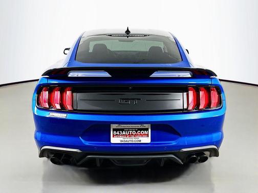 Velocity Blue Metallic 2021 Ford Mustang GT Premium