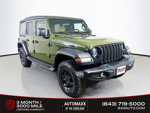 Sarge Green Clearcoat 2023 Jeep Wrangler 4xe Willys