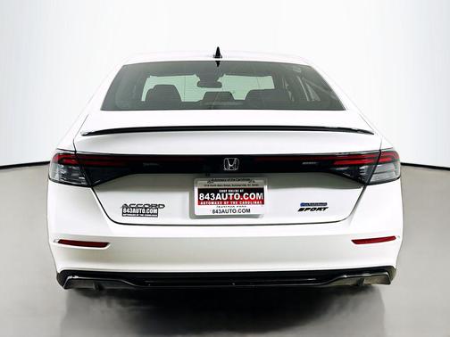 Platinum White Pearl 2025 Honda Accord Hybrid Sport-L