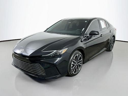 Midnight Black Metallic 2025 Toyota Camry XLE