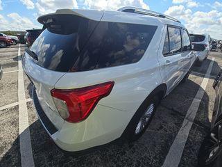 Star White Metallic Tri-Coat 2023 Ford Explorer Limited