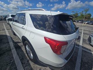Star White Metallic Tri-Coat 2023 Ford Explorer Limited