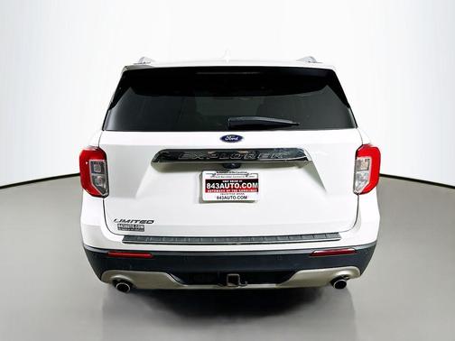 Star White Metallic Tri-Coat 2023 Ford Explorer Limited