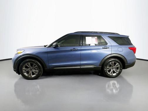 Infinite Blue Metallic Tinted Clearcoat 2021 Ford Explorer XLT