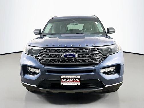 Infinite Blue Metallic Tinted Clearcoat 2021 Ford Explorer XLT